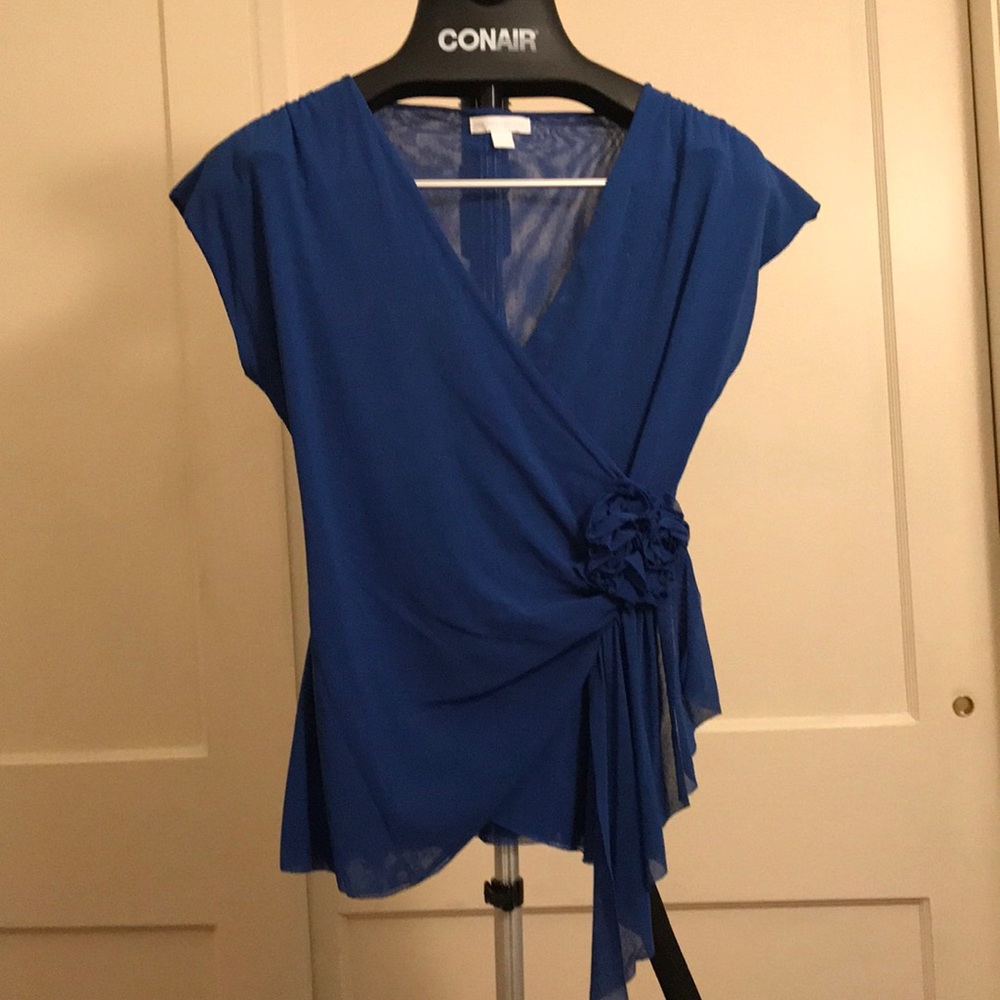 Semi-sheer blouse